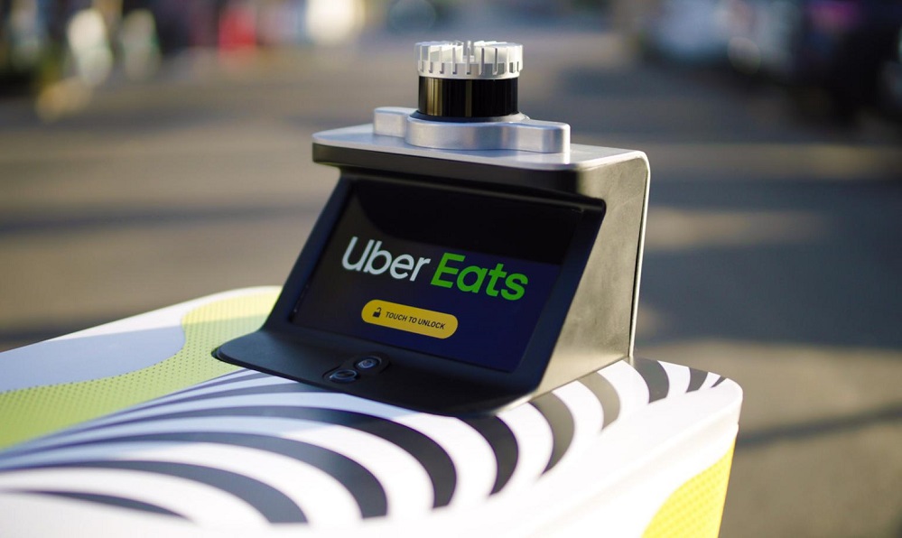 Harrojini motorristat, Uber sjell robotet per shperndarje